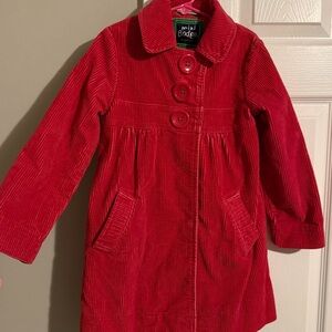 Mini Boden Pink Corduroy Kids Coat